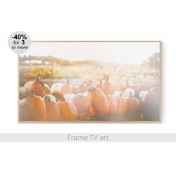 samsung frame tv art thanksgiving, frame tv art pumpkin, samsung frame tv art halloween,  frame tv art fall autumn 585