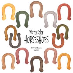 Horse shoe watercolor clip art, Earth colors horseshoes png, Animal footprints, Western clip art, Equestrian clipart