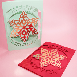 merry christmas card | happy new year card | card template