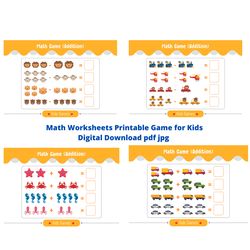 Math Worksheets Printable,Addition Subtraction Practice,Preschool Worksheets for Kids Math printable,numbers worksheets