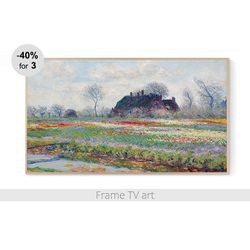 Samsung Frame TV Art Download 4K, Samsung Frame TV Art painting landscape, Frame TV art Monet classic vintage art | 322