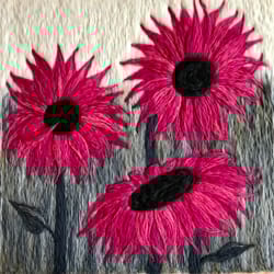 fuchsia sunflower