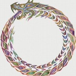 PDF Counted Cross Stitch Pattern | Ouroboros