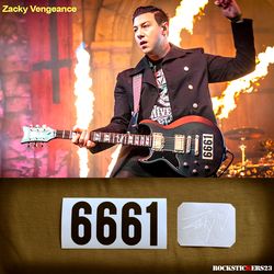Zacky Vengeance guitar sticker 6661 vinyl Avenged Sevenfold Schecter Reissue LH