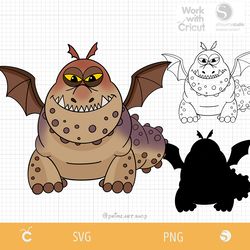 dragon meatlug svg how to train dragon svg baby dragon png clipart