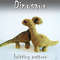 Dinosaur toy knitting pattern, amigurumi pattern, toy for kids, cute toy pattern, knitting tutorial, small gift, ebook 1.jpg