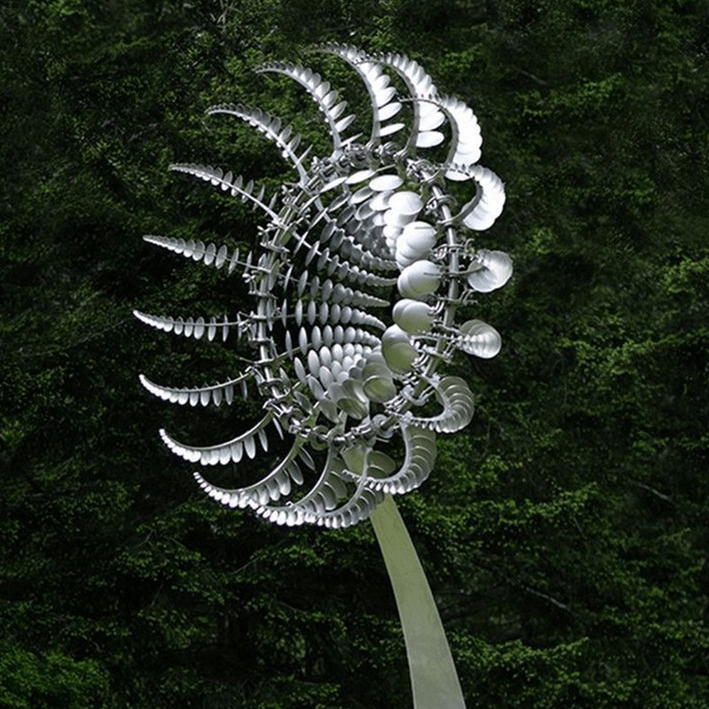 Longlasting metal garden windmill