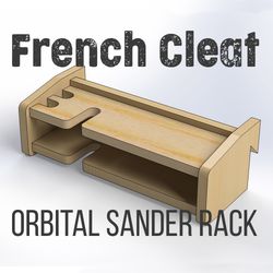 French Cleat Electric Jigsaws rack. (PDF plan, SVG for CNC or Laser cut)