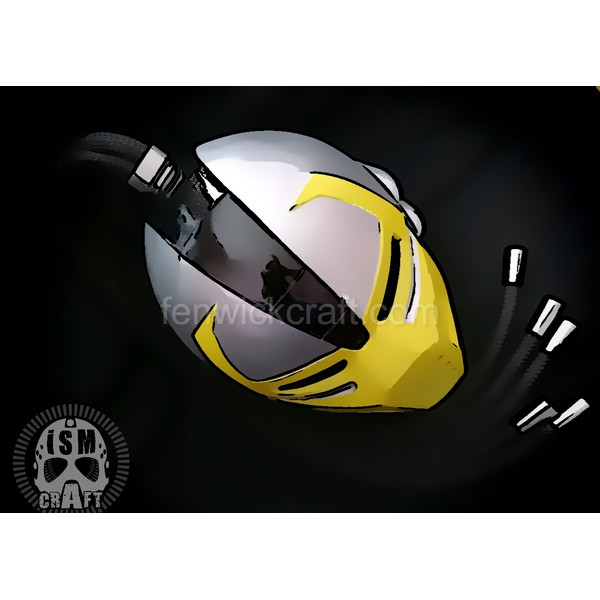 cyrax LK-4D4 mortal kombat 3 full helmet mask