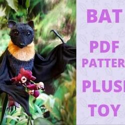 Bat .  PDF pattern . sew pattern Bat