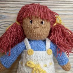Handmade dolls for sale puppet toys knitted doll in clothes soft toy