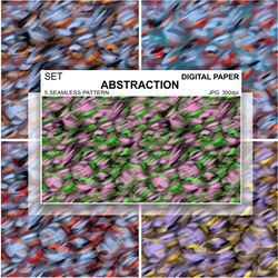 abstraction seamless pattern brush strokes digital paper retro carpet wallpaper fabric scrapbooking art background