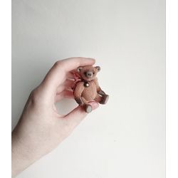 miniature bear plush toy