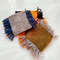 Harry Potter House Colors hand knit Coasters - Set of 4 item Knit coasters Griffindor knit coasters Graduations gift