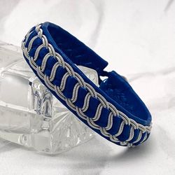 Sami bracelet. Stylish genuine leather bracelet for men and women. Custom size bracelet.