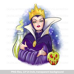 Evil Queen, art print, sublimation printing