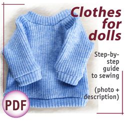 Doll Sweatshirt pattern PDF
