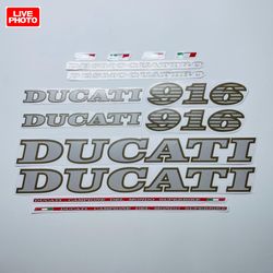 Graphic vinyl decals for Ducati 916 motorcycle 1994-1998 bike stickers handmade