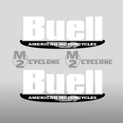 Graphic vinyl decals for Buell M2 Cyclone MK2 motorcycle 1997-2000 bike stickers handmade