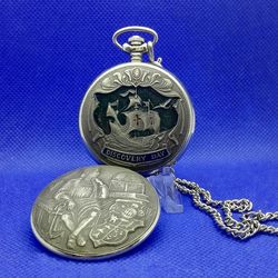 Antique Pocket watch.Discovery Day. Vintage mens watch.Watch USSR