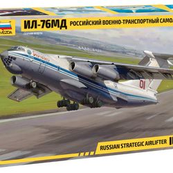 Combined model of the military transport aircraft Il-76MD