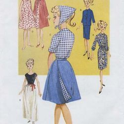 PDF Copy Vintage Sewing Pattern Butterick 6965 Clothes for Barbie and Dolls 11 1\2 inch