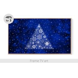 Digital Download for Frame TV 4K, Samsung Frame TV Art Christmas, Frame TV art winter tree, Frame Tv art Holiday  | 250