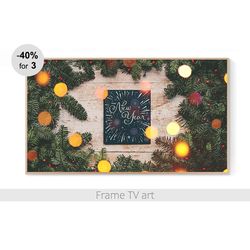 samsung digital download for frame tv 4k, samsung frame tv art new year, frame tv art winter, frame tv art holiday | 251