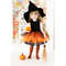 Orange and Black Witch Costume for 14.5 Inch Ruby Red Fashion Friends Dolls.