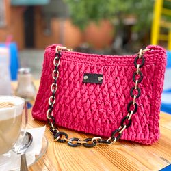 Bag Berry Crochet bag Handmadebag Handbags