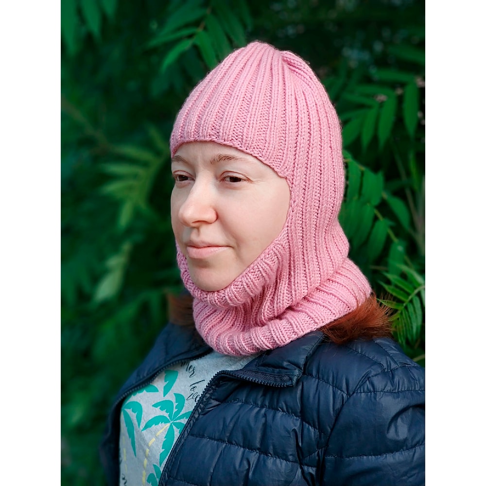 Knit Balaclava unisex ski mask with 1 hole helmet Christmas gift