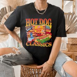 hot dog bootlegg rap tee, vintage graphic 90s tshirt, hot dog shirt, dog hot mom shirt, funny retro hot dog food shirt