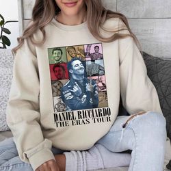 daniel ricciardo the eras tour shirt, vintage driver t-shirt, 90s bootleg daniel ricciardo tee, racing fan gift