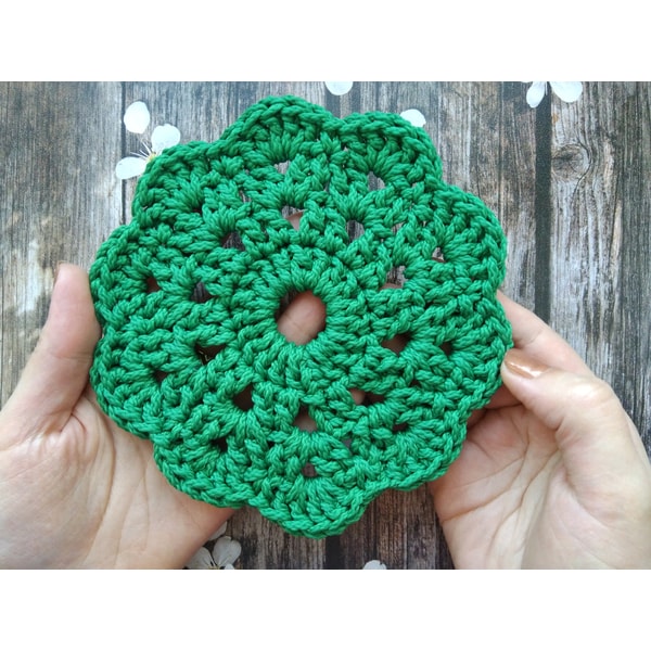 Crochet Pattern Big Coaster, Easy Tutorial - Inspire Uplift