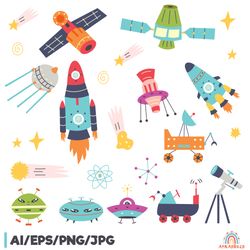 Cosmos Space Vector Element Clipart