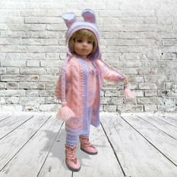 a03 doll clothes outfit 13-14" little darling effner, mini maru, wellie wish america, ruby red, paola reina