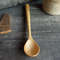 Handmade wooden coffee scoop from apricot wood with long handle - 05