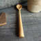 Handmade wooden coffee scoop from apricot wood with long handle - 07