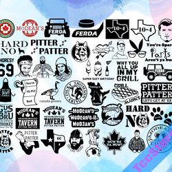 letterkenny layered svg, letterkenny ferda svg, pitter patter svg, png dxf for cricut vector, silhouette,letterkenny svg