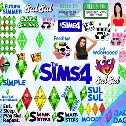 Sims 4 Bundle Svg, Sims 4 Svg, Sims 4 Quotes Svg, Sims 4 Svg, Sims 4 Quotes Svg, Sims 4 Characters, Sims 4 Clipart