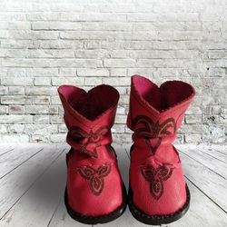 B02 Doll boots 5 cm dolls 13-14" Effner Little Darling,  Mini Maru, Wellie Wish America, Ruby Red, Paola Reina shoe