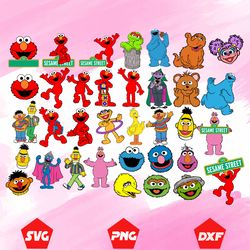 Sesame Street Bundle Svg, Muppets Vector, Puppet Svg, Bundle Sesam Street SVG, Street Monsters SVG, Sesame Street Bundle