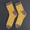 Yellow-winter-warm-handmade-socks-5