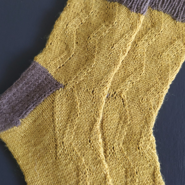 Yellow-winter-warm-handmade-socks-8