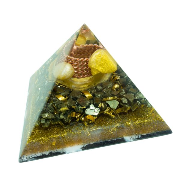 Orgonite Pyramid with Pyrite.jpg