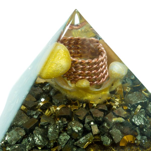 Orgonite Pyramid with Pyrite 4.jpg