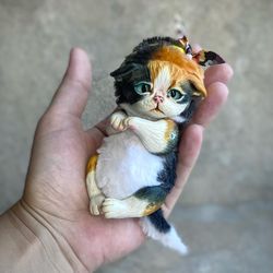 CUSTOM ORDER Kitten doll realistic art toy cat
