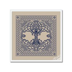 Celtic Tree of Life Cross Stitch Pattern PDF