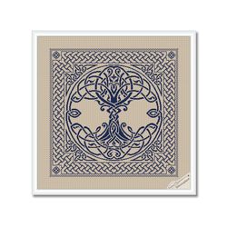celtic tree of life cross stitch pattern pdf