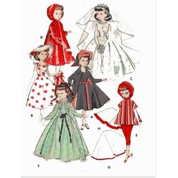 PDF Copy Sewing Pattern Butterick 8353 Clothes for Dolls 10 1\2 Miss Revlon